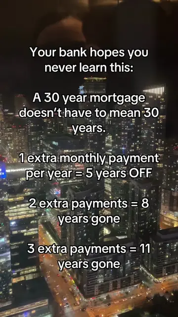 Your mortgage doesn’t have to last 30 years 👀 Make 1–3 extra payments a year an