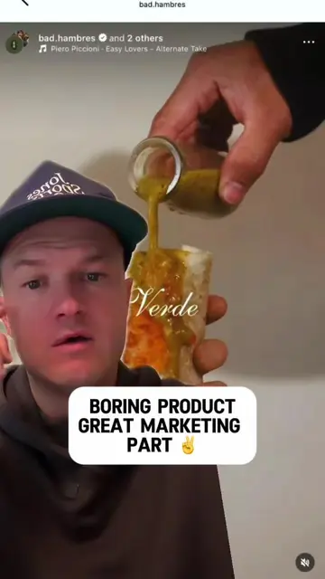 Boring product great marketing part 2: The Bean Burrito Good work @Bad Hambres 