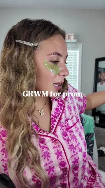 GRWM for PROM!! Senior yr prom and don’t know how to act 🥹 #grwm #jamescharles 