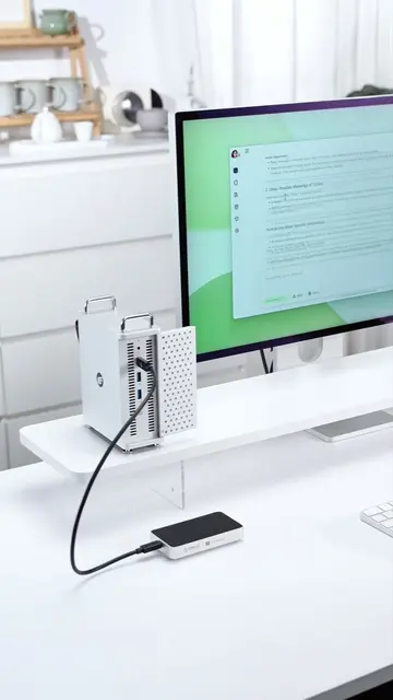 A Mini PC with user-upgradable SSD and RAM#Tech #enclosure #accessories #fc #des
