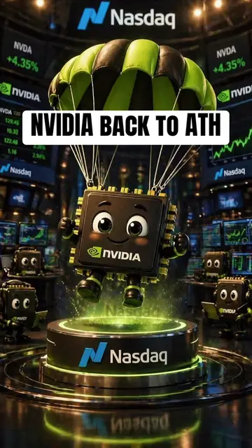NVIDIA reached back to its ATH😳 #stockmarketnews #nvidia #ath #stockmarket #sem