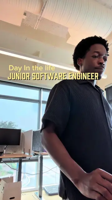 Day in the life as a junior software engineer  #dayinthelife #softwareengineer #