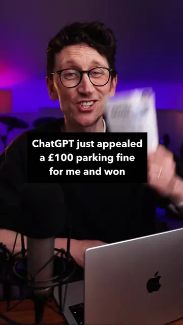 ChatGPT just won a parking fine appeal for me, and here's how you can do that: 1