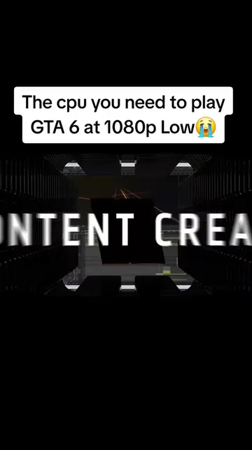 We need to upgrade😭 #gta #amd #techtok #cpu #Relatable 
