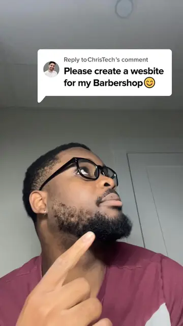 I created a website for a barbershop using ONLY Ai 🤯… congratulations to the bu