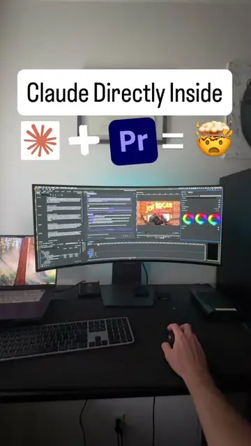 Send the DM “Chat Video Pro” for access. - Using @Claude to edit your rough cuts