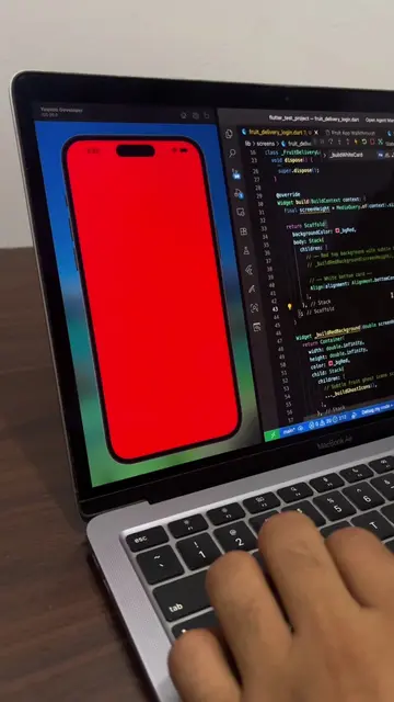Clean and Modern Login Screen UI Using Flutter 🤯 #coding #programming #flutter 