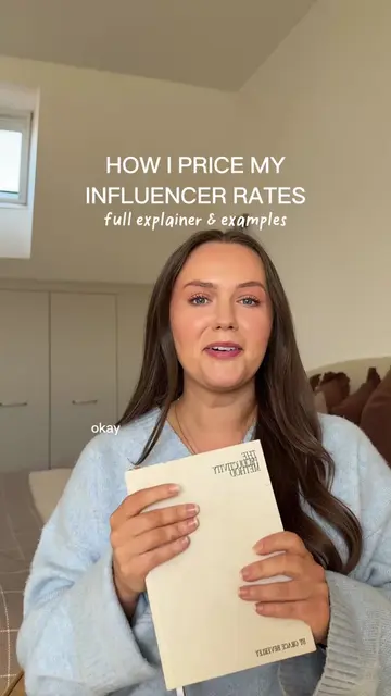 Get sat & ready for this one 📝💰 Here’s how I calculate my influencer rates for