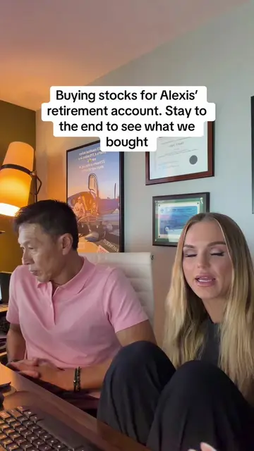 Buying stocks for Alexis’ retirement account. Stay to the end to see what we bou