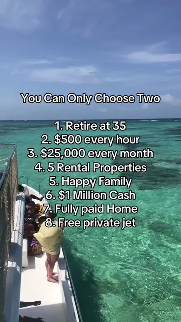 Everyone wants #2 or #6… but they’re missing the bigger picture 👀 Real freedom 