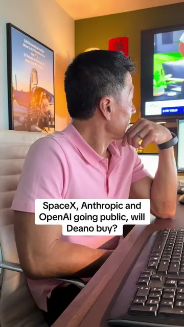 SpaceX, Anthropic and OpenAI going public, will Deano buy? #TikTokLearningCampai