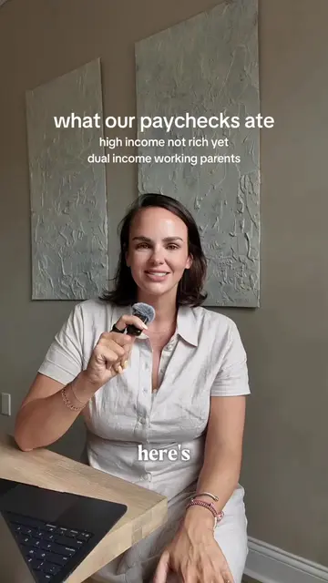 What our paychecks ate as a high income family for the month of April.  I realiz