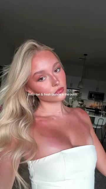 Crazy tan line over here 