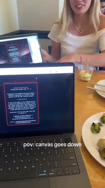 no classes for today ig #canvas #college #hack #cs #down 