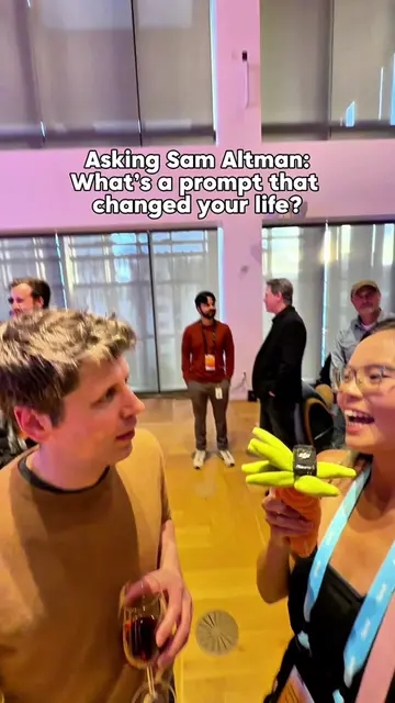 Interviewed Sam Altman, part 1 at the OpenAI GPT 5.5 party in San Francisco  #sa