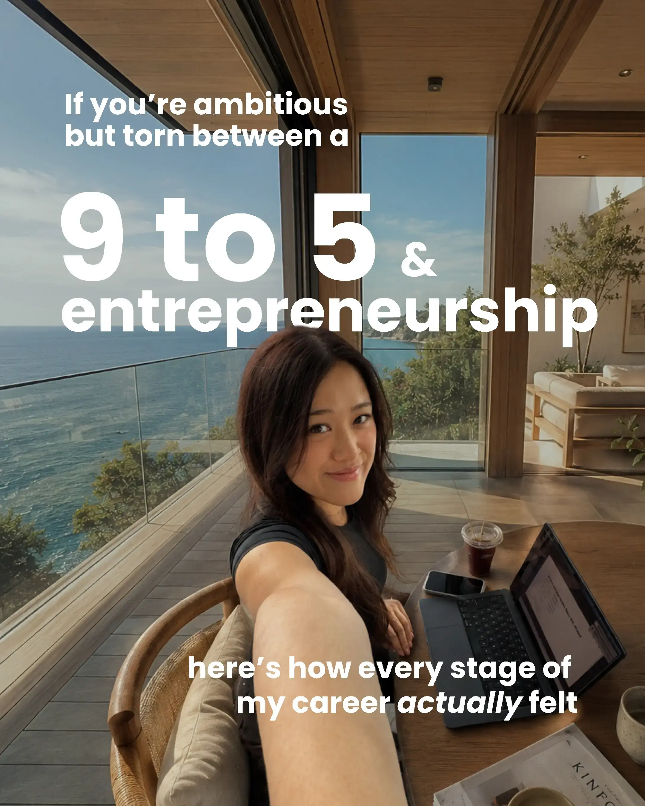 A lot of people frame it like it has to be one or the other: 9 to 5 or entrepren