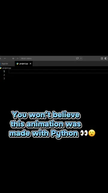 Python Animation🥶👉🏻#programming #coding #developer #USA #python 
