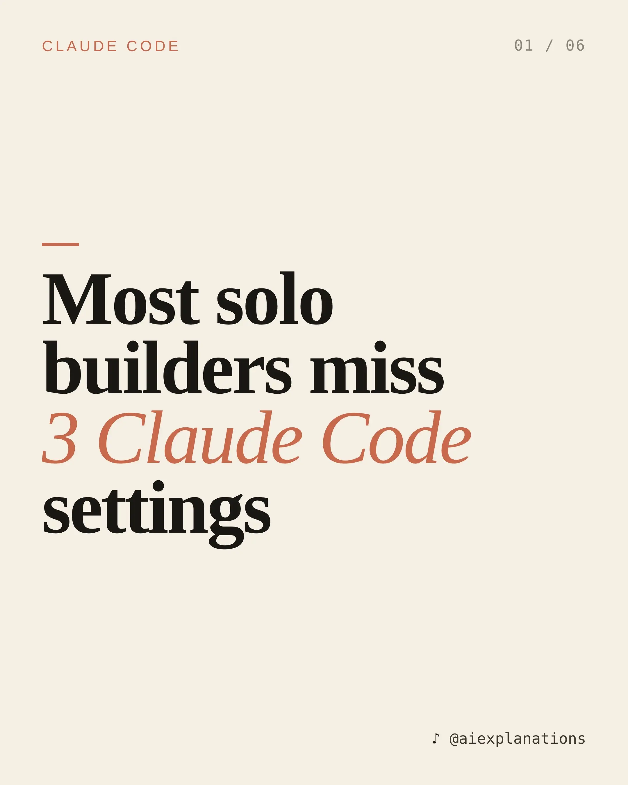 Most solo builders use Claude Code like a smarter autocomplete. the real jump ha