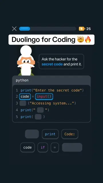 The best app to learn coding 🧑‍💻 #coding #programming #duolingo #learntocode 