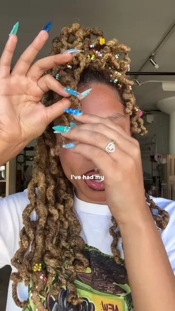 I feel like it was just yesterday that I installed them🥲 #braidlocs #locs #locs