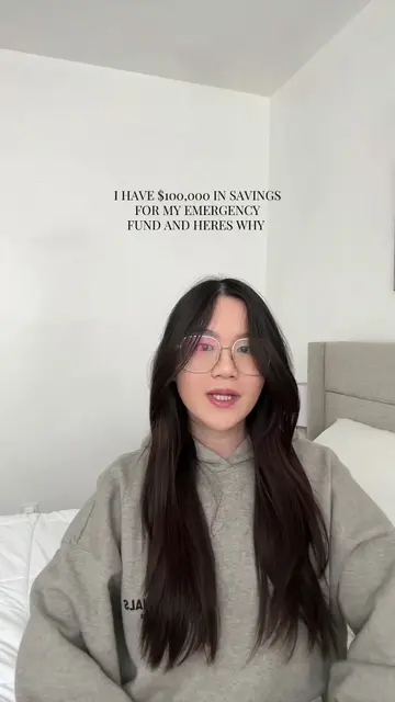 $100,000 is my safety number if I were to lose my job or if some sudden life alt
