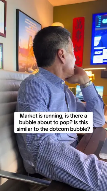 Market is running, is there a bubble about to pop? Is this similar to the dotcom