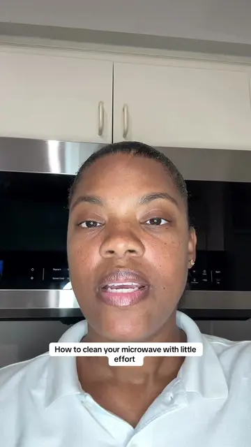 “Does your microwave look like this? Let me show you how to clean it! Picked up 