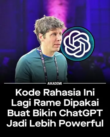 Kebanyakan orang pakai AI cuma buat seru-seruan. 🤖 Padahal kalau tahu “secret c