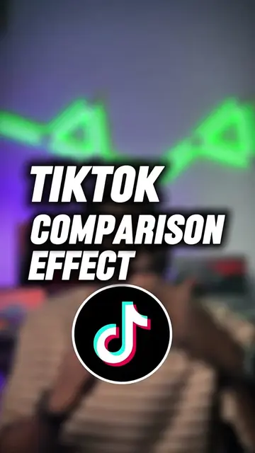 This Is How To Use The Comparison Effect To Post Pictures On TikTok #tiktokeffec