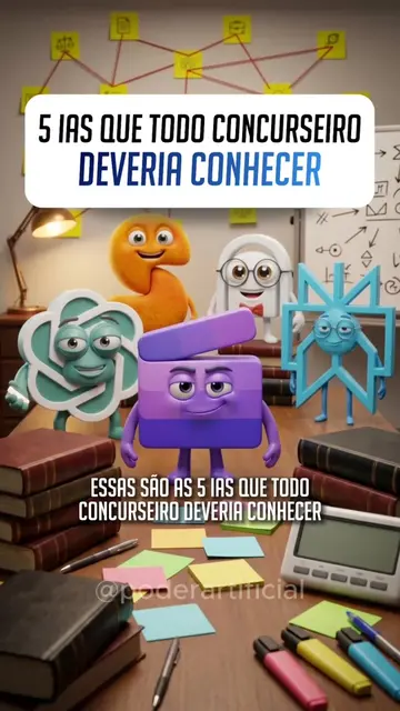 5 IAs gratuitas que todo concurseiro deveria conhecer. E quase ninguém usa direi