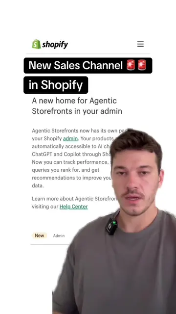Have you seen this Shopify update? #chatgpt #shopifystore #marketingtips #ecomme