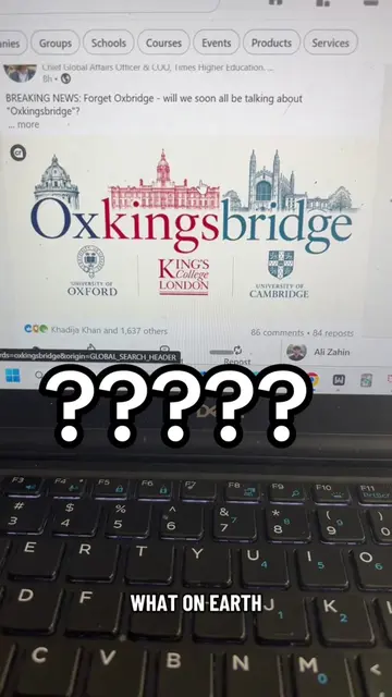 Uni M&A goes crazy , lmk ur thoughts down below #universities #kcl #oxbridge #me