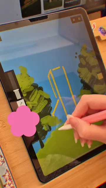 every brush has a built-in animation ✨ Goo melts, Particle throws sparks, Scribb