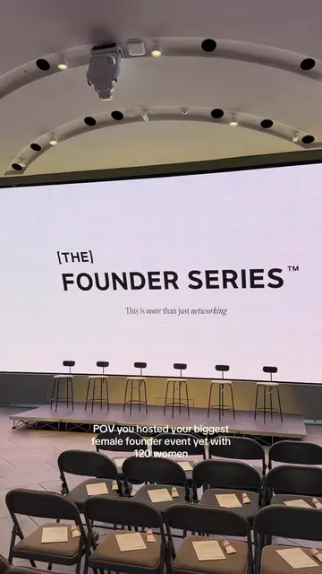 Still not over our Founder Series panel event where 120 of you incredible women 