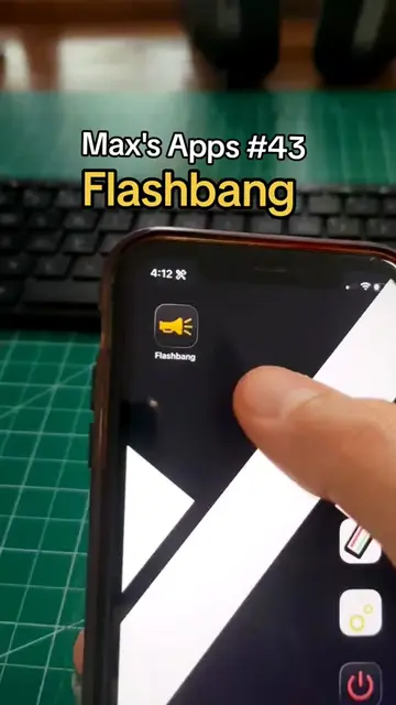 Fun idea - lmk if I should tweak it at all #techtok #app #iphone #prank  #flashb