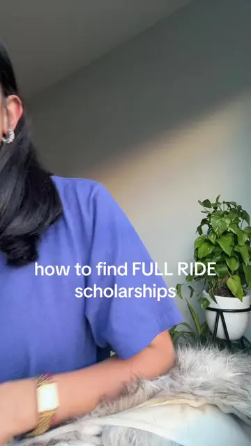 ‼️how to find FULL RIDE scholarships! #scholarships #money #finance #financialai