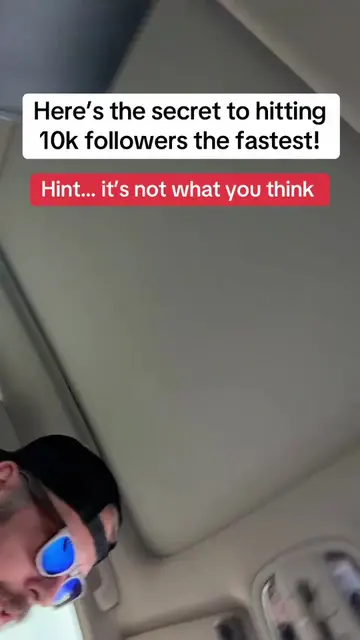 The secret to hitting 10k followers is NOT what you think. #tiktoktips #tiktokal