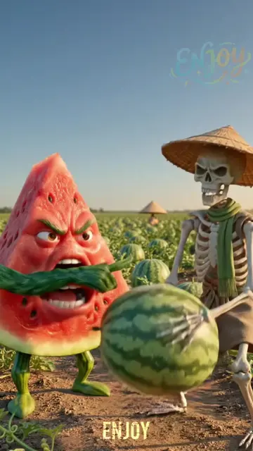 ​"အချိုရည်တွေ၊ မုန့်တွေပဲ စားမနေနဲ့! 🍉🍊 အသီးတွေက သူတို့ကိုစားဖို့ ဘယ်လောက်တောင