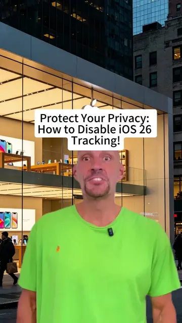 Protect Your Privacy: How to Disable iOS 26 Tracking! 📱🔒 #iPhonePrivacy #TechT