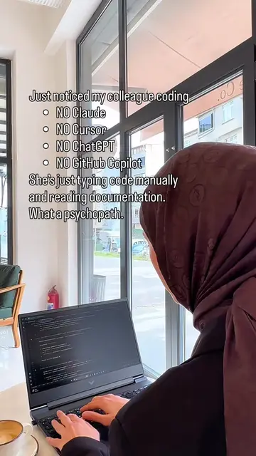 POV: she’s probably waiting for her API credits to reset 😭 #coding #ai #vibecod
