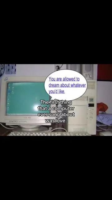 and people still try to make it scary ;-; #computer #computerscience #daisybell 