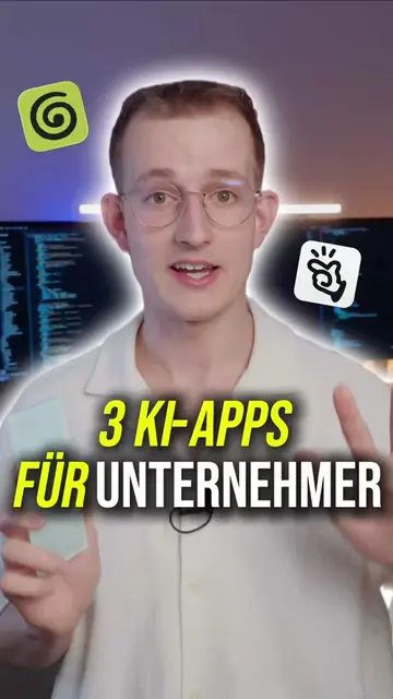 3 KI Apps, die sich wie Mitarbeiter anfühlen. 👀 Welche Ki Tools nutzt du? #ki #