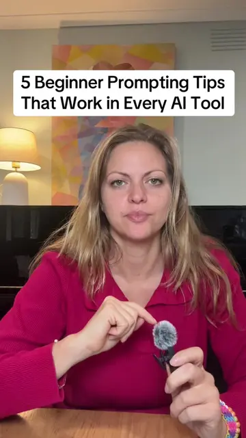 5 beginner prompting tips that actually move the needle. Tip 3 is the one most p