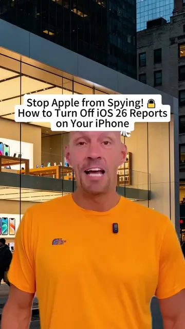 Stop Apple from Spying! 🔒 How to Turn Off iOS 26 Reports on Your iPhone 📱 #iOS