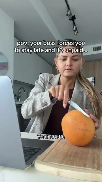 sorry time is money these days #workdrama #evilboss #layoffs #corporatetiktok #j