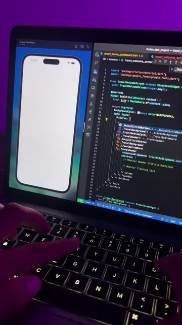 ASMR Coding in VS Code — Clean UI Build (No Talking) #coding #programming 