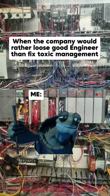 When the company would rather lose good Engineer than fix toxic management #engi