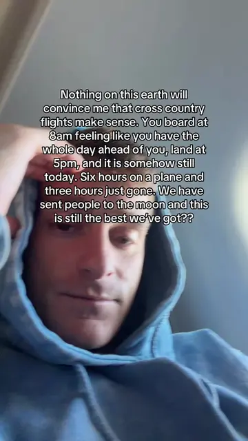 Like come on. Flying from west coast to each coast needs to be more efficient #f