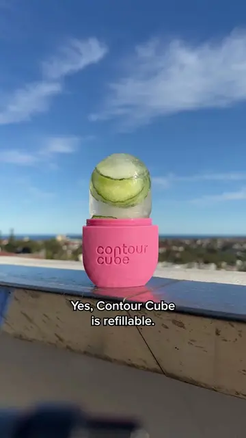 The best part about the Contour Cube? It’s refillable, reusable, and designed to