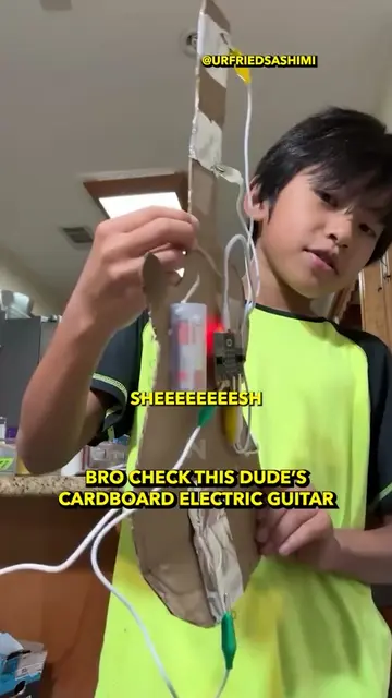 sick tunes dude via: @urfriedsashimi #guitar #electricguitar #cardboard #DIY #cr